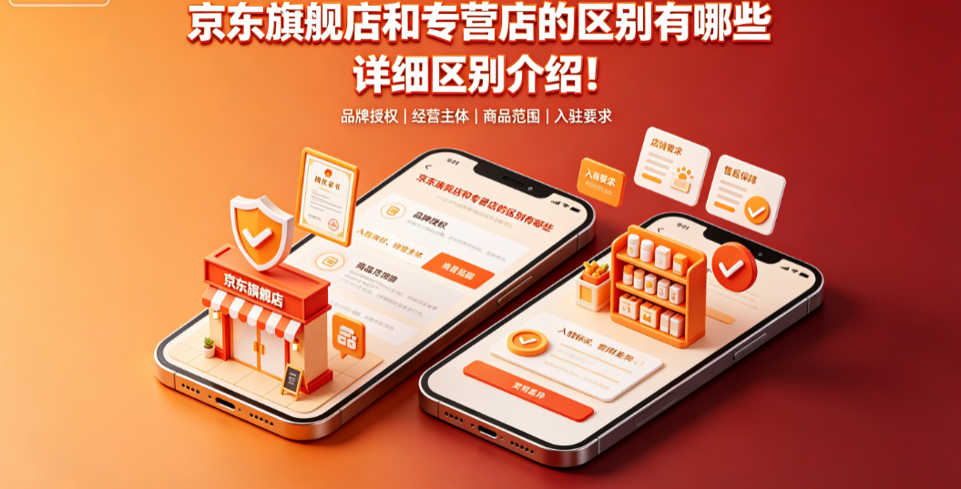 京东旗舰店和专营店的区别有哪些?详细区别介绍!