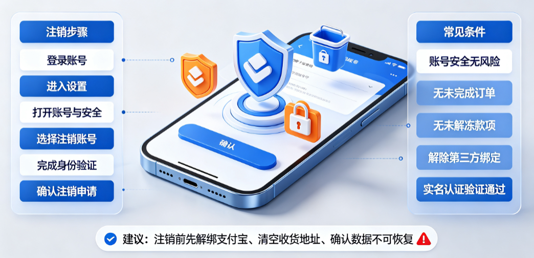 淘宝号怎么注销账号？有什么条件？