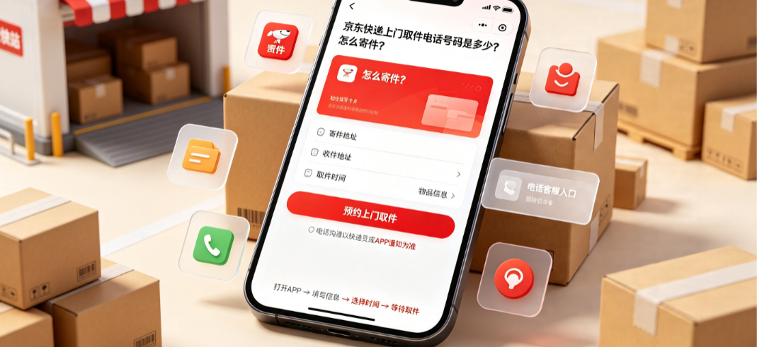 京东快递上门取件电话号码是多少?怎么寄件?