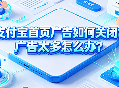 支付宝首页广告如何关闭?广告太多怎么办?系统设置与精简指南