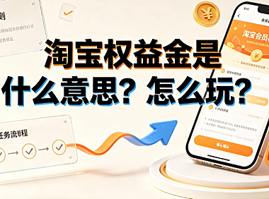 淘宝权益金是什么意思?怎么玩?完整获取与兑换指南