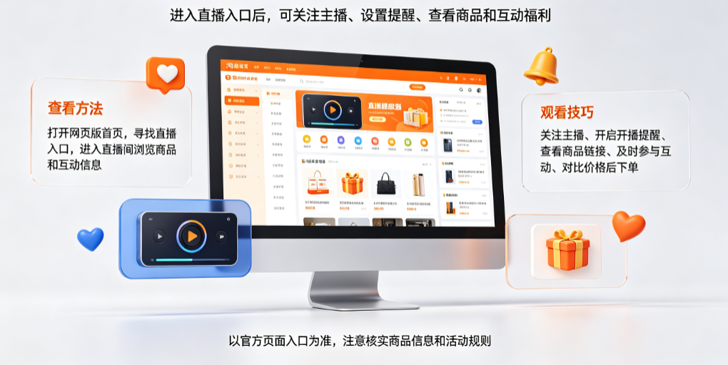淘宝网页版怎么看直播?其有什么技巧?