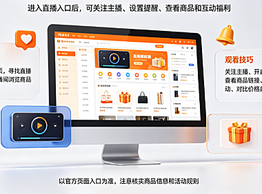 淘宝网页版怎么看直播?其有什么技巧?官方路径与实操指南