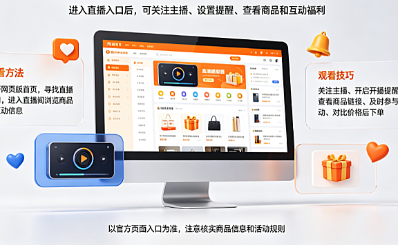 淘宝网页版怎么看直播?其有什么技巧?官方路径与实操指南