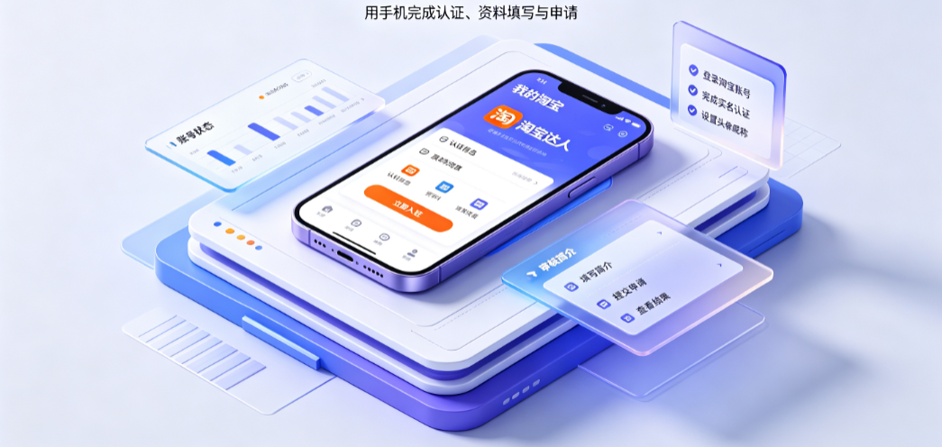 手机怎么注册淘宝达人?有哪些步骤?