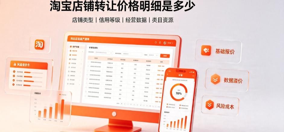 淘宝店铺转让价格明细是多少?转让有什么后果?如何估值?