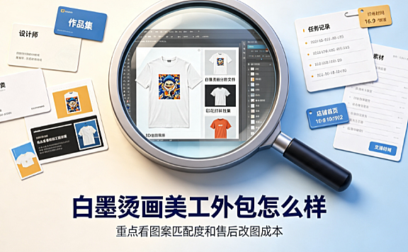 白墨烫画美工外包怎么样？印前设计与定制印花全指南