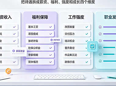 外包公司美工待遇怎么样？2026薪酬结构与职业发展指南