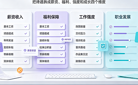 外包公司美工待遇怎么样？2026薪酬结构与职业发展指南