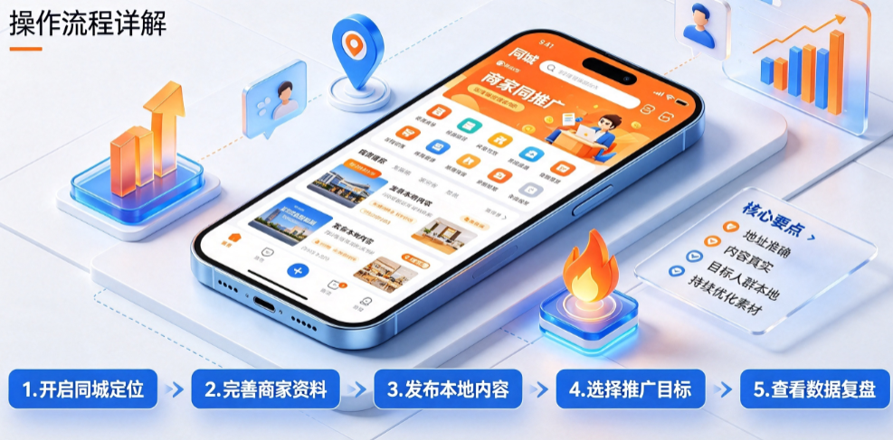快手商家同城页推广如何做?操作流程详解