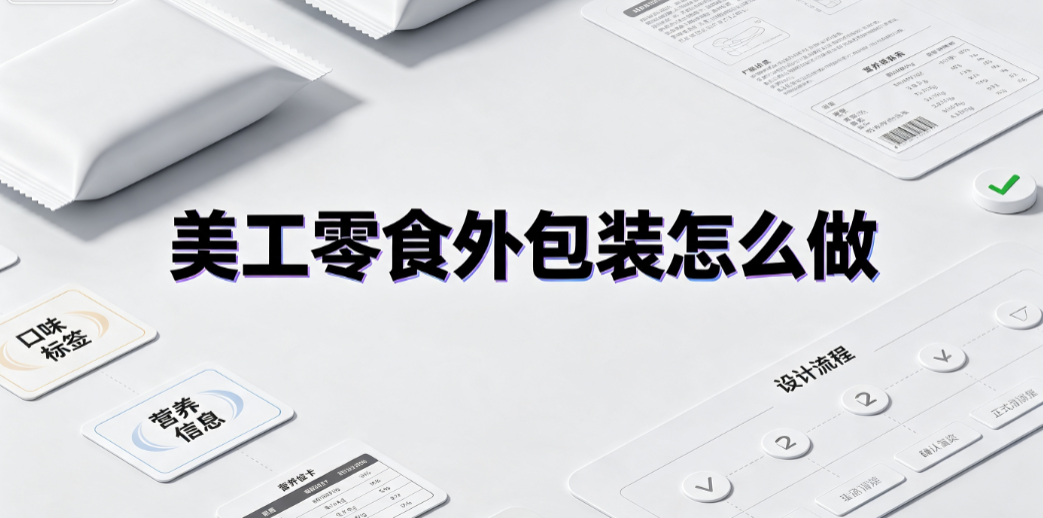 美工零食外包装怎么做？食品包装设计与印刷落地指南