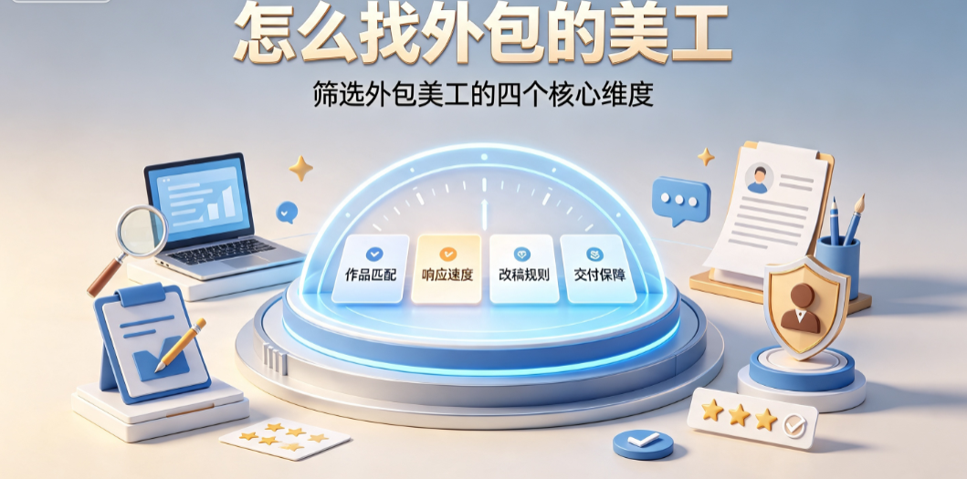 怎么找外包的美工？电商寻源筛选与高效管控指南