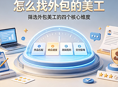 怎么找外包的美工？电商寻源筛选与高效管控指南