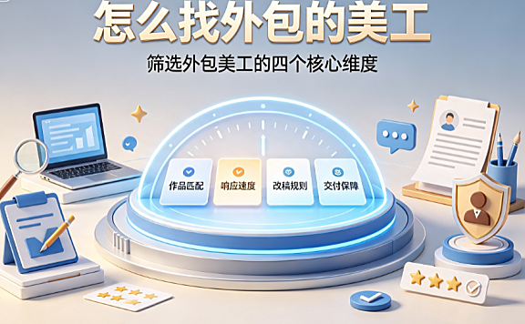 怎么找外包的美工?电商寻源筛选与高效管控指南