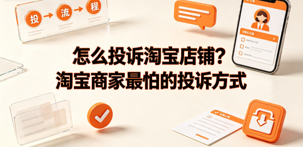 怎么投诉淘宝店铺?淘宝商家最怕的投诉方式_电商维权指南