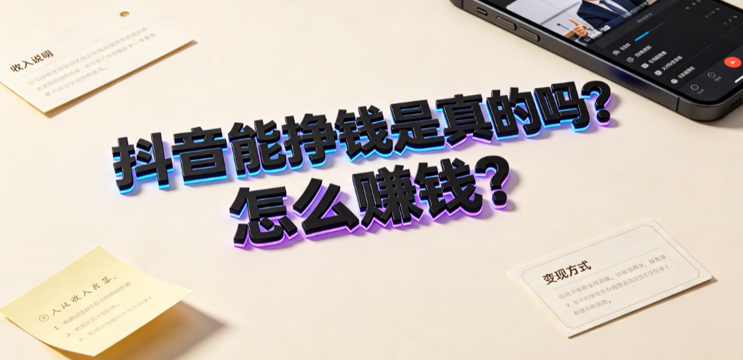 抖音能挣钱是真的吗?怎么赚钱?全路径变现指南