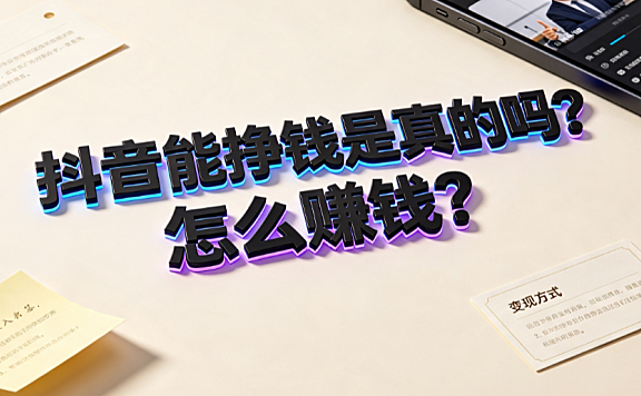 抖音能挣钱是真的吗?怎么赚钱?全路径变现指南