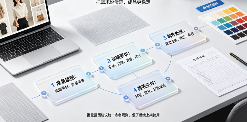 美工抠图外包怎么做？
