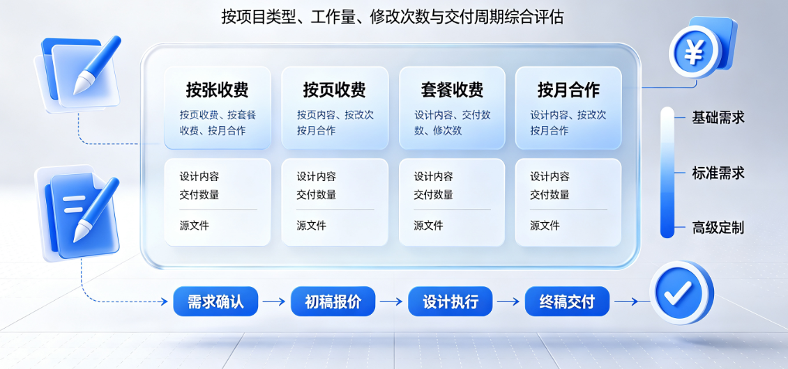 美工的外包怎么收费？