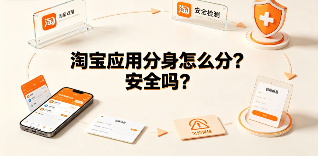 淘宝应用分身怎么分?安全吗?