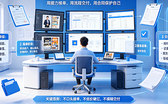 怎么当美工外包工作？入行指南与实操策略