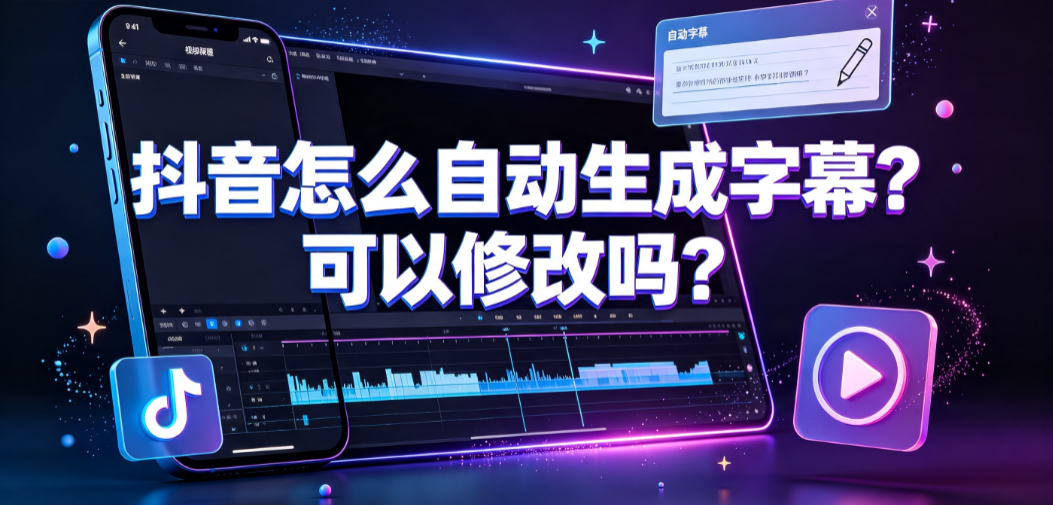 抖音怎么自动生成字幕?可以修改吗?创作者实操指南