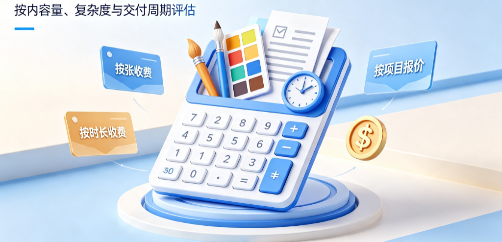 美工外包接单一般怎么收费？