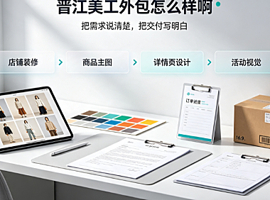 晋江美工外包怎么样啊？产业带设计外包优势与避坑指南