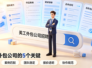 怎么找外包的美工公司招聘？电商视觉外包全攻略