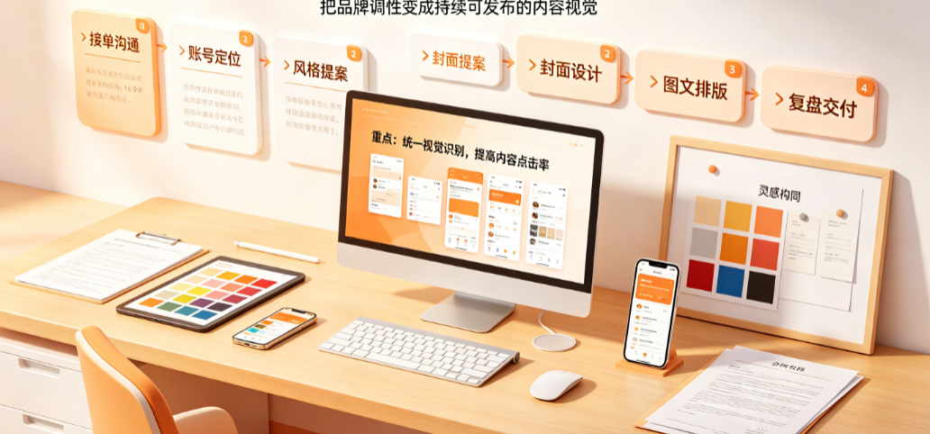 小红书美工外包怎么做的？