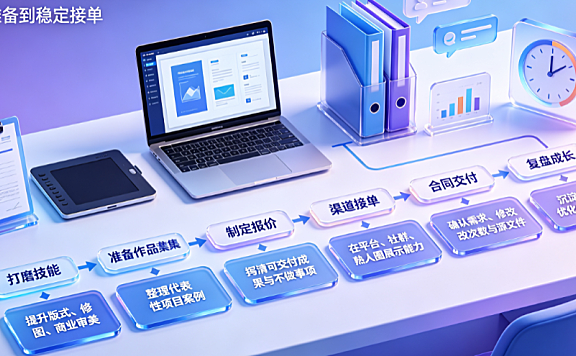 怎么当美工外包？电商视觉自由职业入局指南