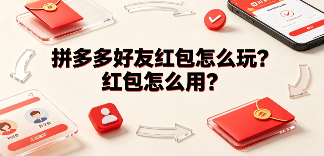 拼多多好友红包怎么玩?红包怎么用?实操与规则全解析