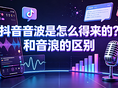 抖音音波是怎么得来的？和音浪的区别详解与使用指南