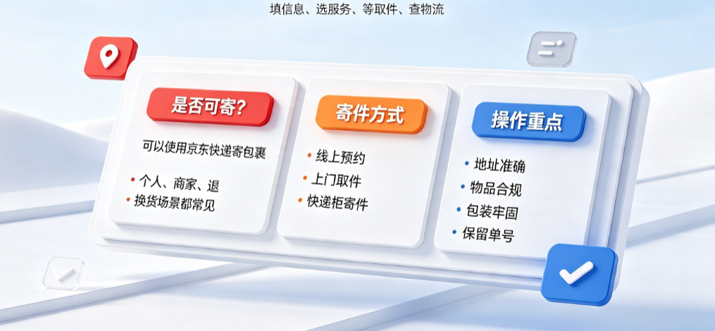 京东快递可以寄东西吗?怎样使用京东快递寄快递?