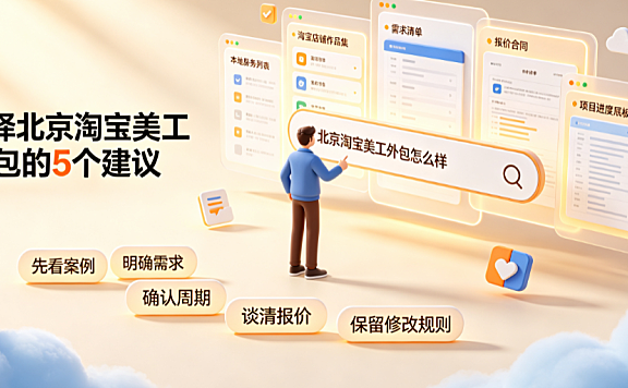 北京淘宝美工外包怎么样？品牌视觉供应链全解析