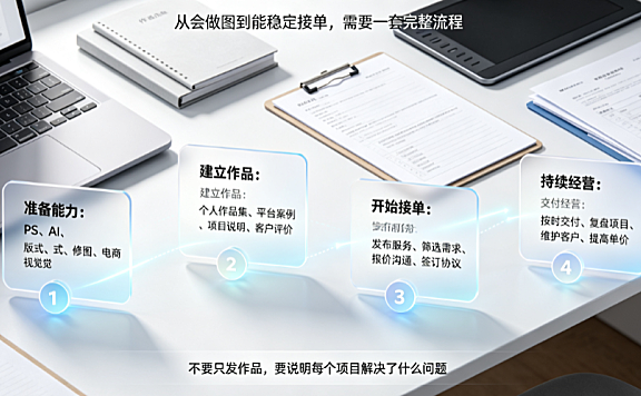 怎么当美工外包人员？入行指南与接单变现策略