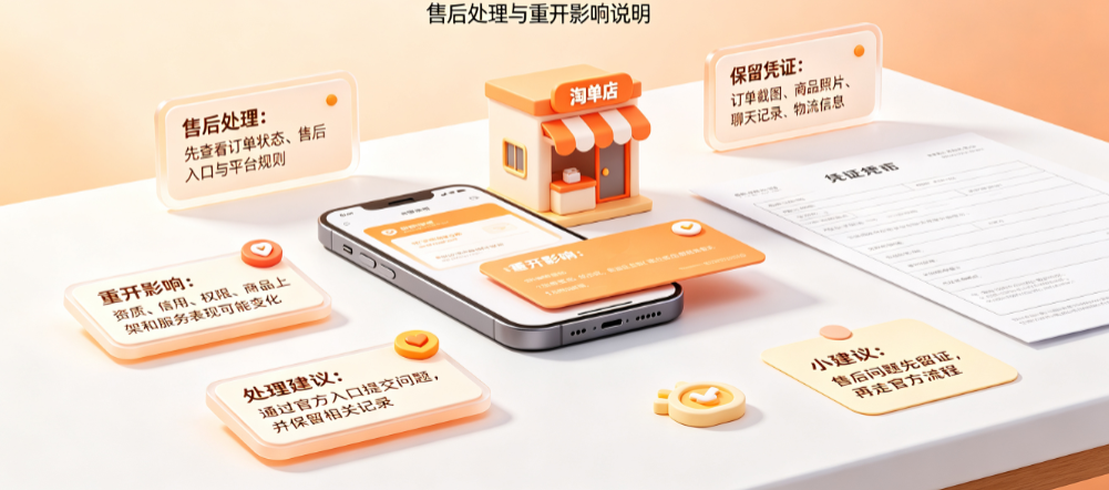 淘宝店铺已关闭还能处理售后吗?店铺关闭再开有什么影响?