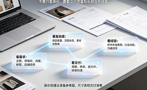 郑州美工外包怎么收费？最新行情与合作指南