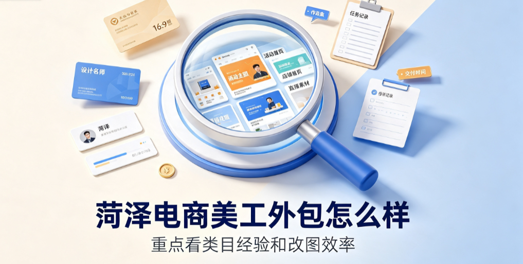 菏泽电商美工外包怎么样？