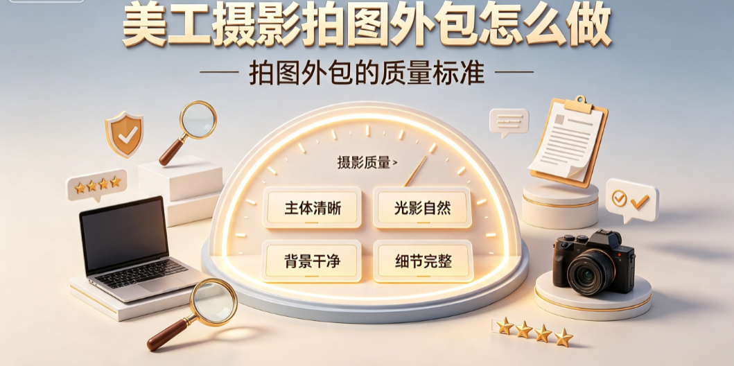 美工摄影拍图外包怎么做_一站式视觉服务运营指南