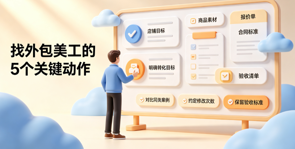 电商运营找外包美工怎么找？