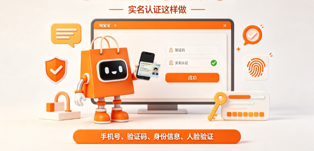 怎么注册淘宝账号?如何实名认证?