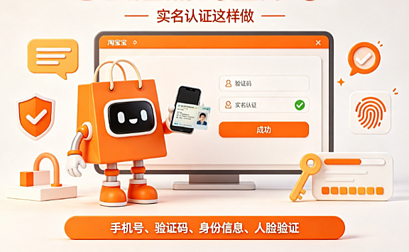 怎么注册淘宝账号?如何实名认证?