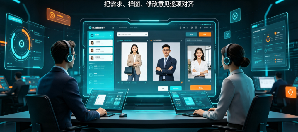 美工怎么对接外包客服？