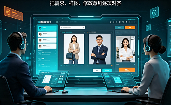 美工怎么对接外包客服？