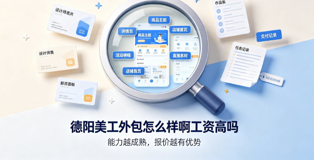 德阳美工外包怎么样啊工资高吗？