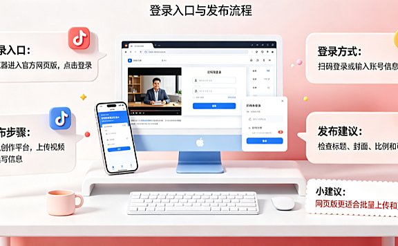抖音网页登录入口在哪?网页版怎么发布作品?