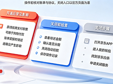 不小心开了京东白条怎么关闭?白条开了有什么后果?