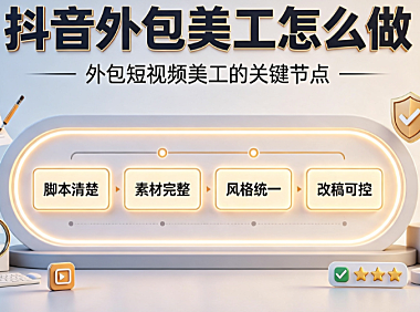 抖音外包美工怎么做？内容电商视觉协作指南