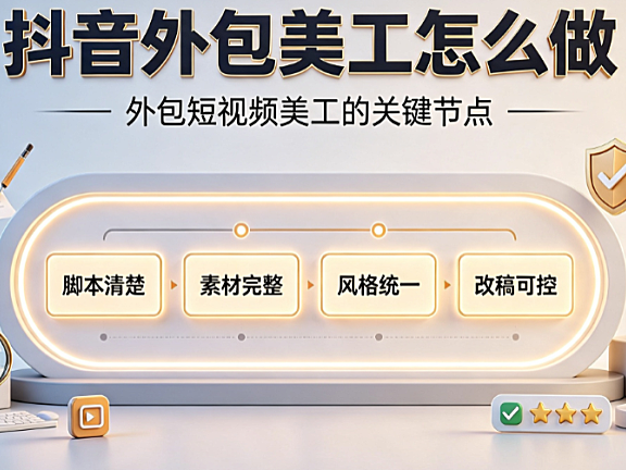 抖音外包美工怎么做？内容电商视觉协作指南